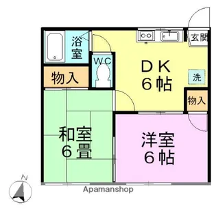 ベルハイム【1階】の間取り
