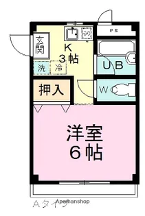 日本こうこくビル【4階】の間取り