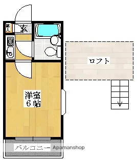 千葉県船橋市前原西4丁目【アパート】の間取り