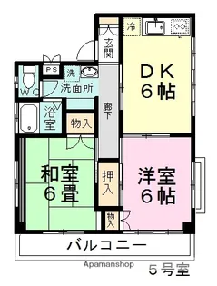 メゾン高千穂【3階】の間取り