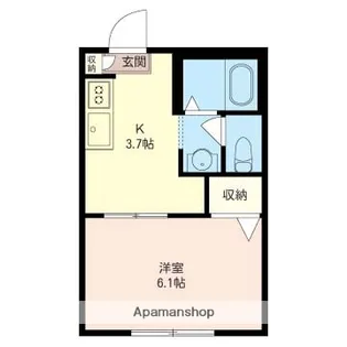 ベルビュー咲が丘【2階】の間取り