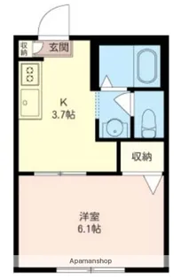 ベルビュー咲が丘【2階】の間取り
