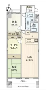 千葉県船橋市薬円台5丁目【マンション】の間取り