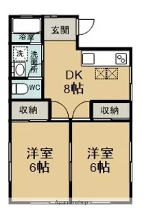 ミマキハイツ【1階】の間取り