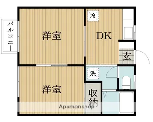 千葉県八千代市大和田新田【アパート】の間取り
