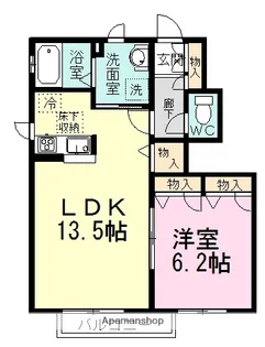 プレミール【1階】の間取り