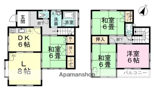 千葉県船橋市西習志野4丁目【一戸建】の間取り