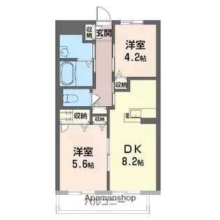 千葉県八千代市萱田町【マンション】の間取り