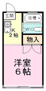 サンハイツ中田【2階】の間取り