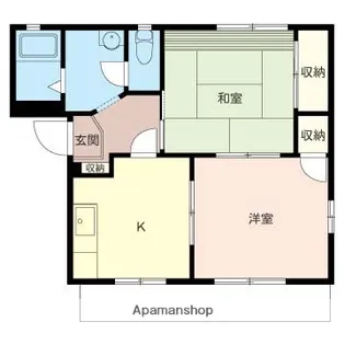 カサベルデC【2階】の間取り