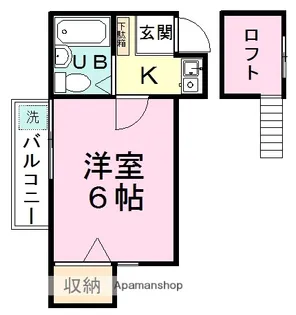 ファーストリーベAK【2階】の間取り