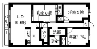 アルカンシエール【0208号室】の間取り