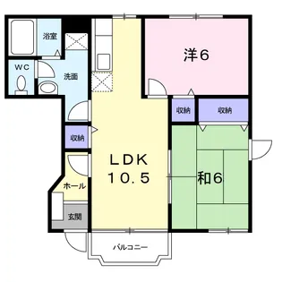 ガーデンヒルズ三咲Ⅳ【1階】の間取り