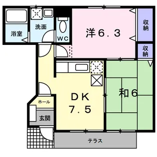 エクメーネ【1階】の間取り