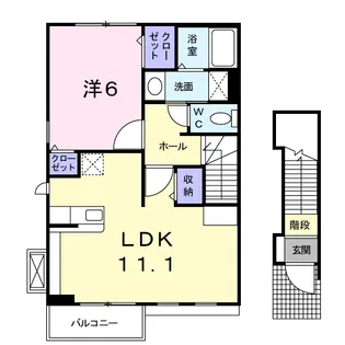 REFINO(レフィーノ)【2階】の間取り