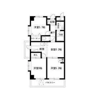 グリーン・ヒル【2階】の間取り