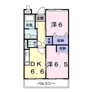 サンセール【2階】の間取り