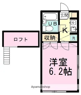 ジュネパレス船橋42【2階】の間取り