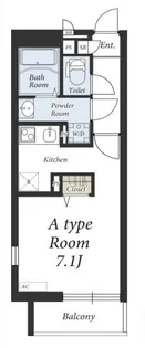 リブリ・MITA【1階】の間取り