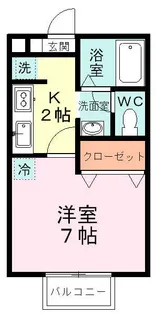 シャングリラ【2階】の間取り