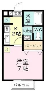 シャングリラ【2階】の間取り