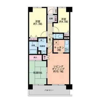 習志野台野村ハイツ【2階】の間取り