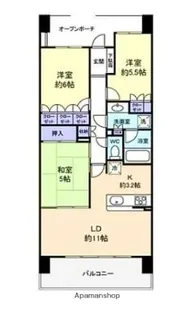 千葉県八千代市緑が丘西1丁目【マンション】の間取り