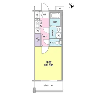ヴィラ クロシェット【2階】の間取り