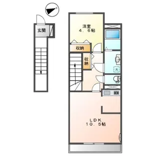 メゾン チェリー【2階】の間取り