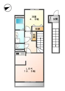 メゾン チェリー【2階】の間取り