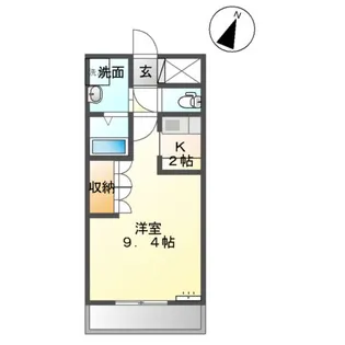 グリーンキャッスルⅡ【1階】の間取り
