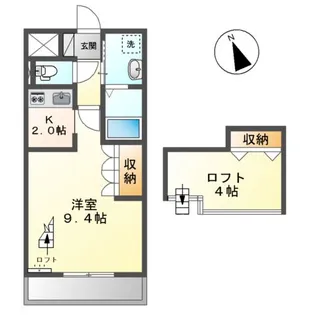 グリーンキャッスルⅡ【2階】の間取り