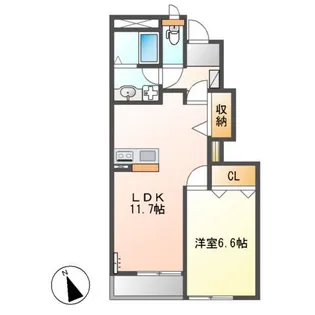 エスペランサ A【1階】の間取り