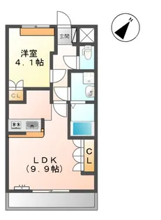 レグルスハイム【1階】の間取り