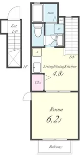 メゾン ラヴィール【2階】の間取り