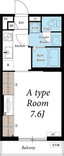 リブリ・M 習志野台【1階】の間取り