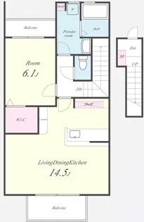 サンストリーム【2階】の間取り