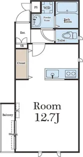 GRACE HILLS【2階】の間取り