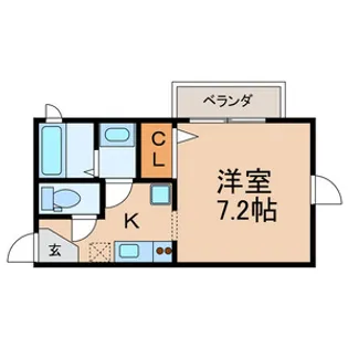 アリア八千代台【2階】の間取り