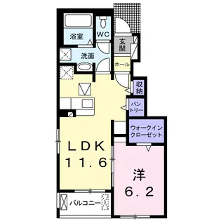 アルエット【1階】の間取り
