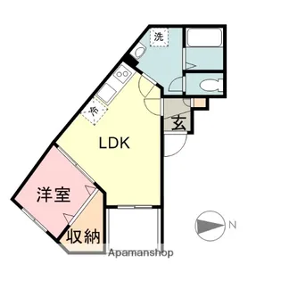 千葉県八千代市緑が丘西1丁目【アパート】の間取り
