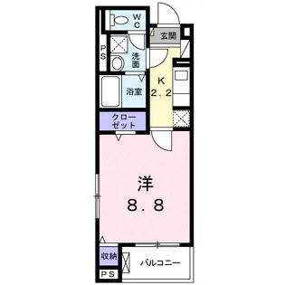 サン・リグノ【3階】の間取り