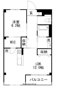 千葉県八千代市大和田新田【マンション】の間取り