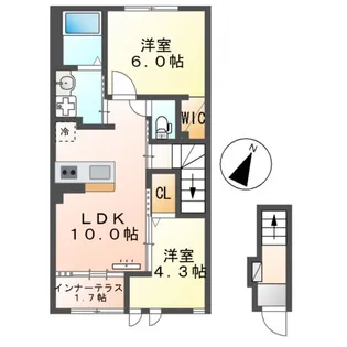 グラン・シャリオ【2階】の間取り