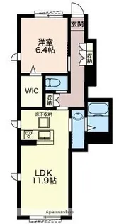 リオアルディーアB【1階】の間取り