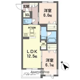 HS八千代【1階】の間取り
