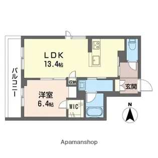 モンルミエール【4階】の間取り
