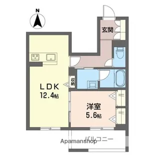 モンルミエール【2階】の間取り