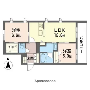 モンルミエール【3階】の間取り