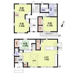 千葉県船橋市緑台2丁目【一戸建】の間取り